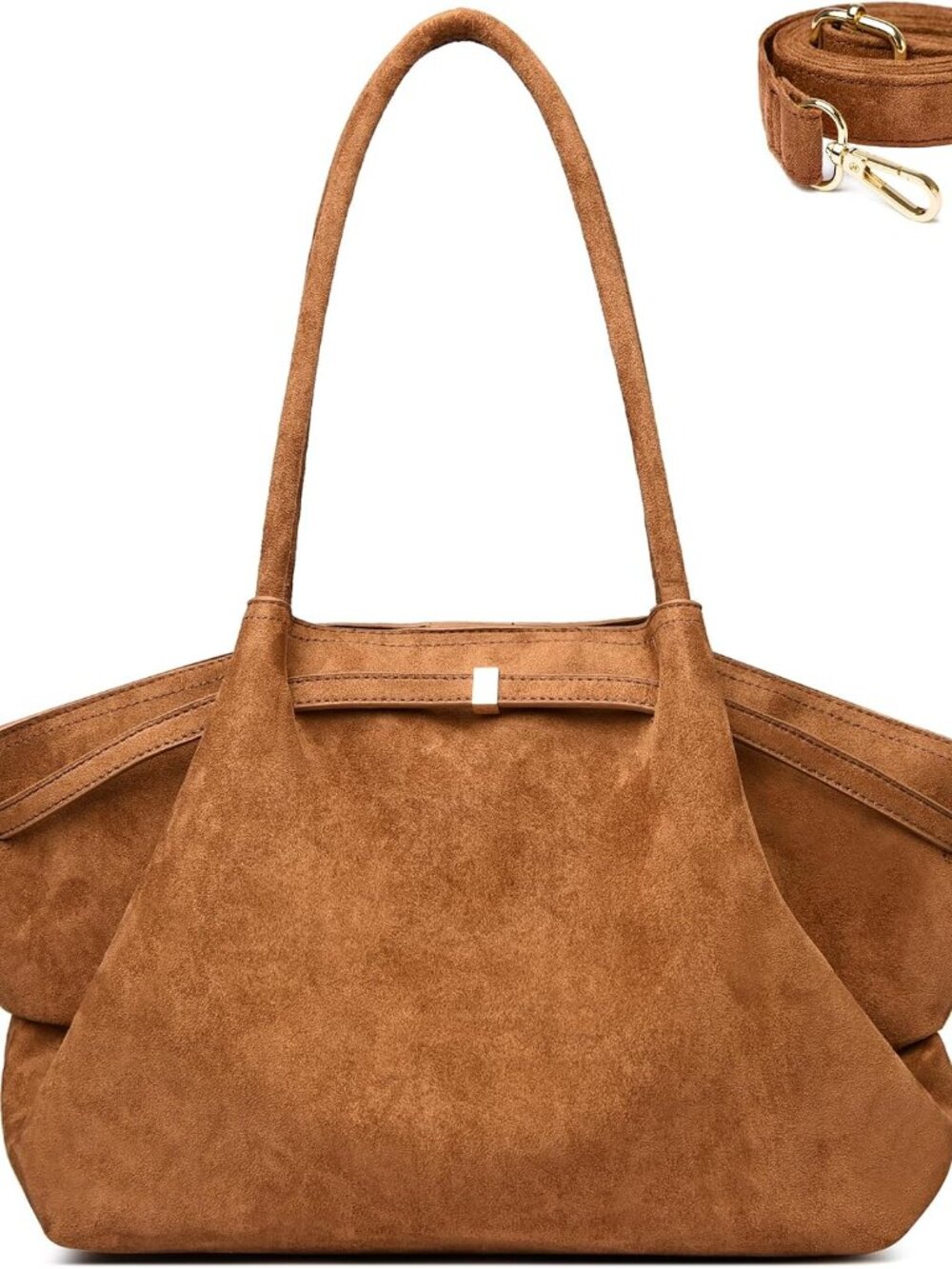 Tote Bag for Women, Faux Suede Bag Women's Handbags, Shoulder Crossbody Bag for
